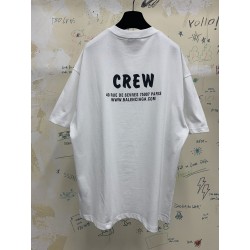 Balenciaga CREW Large Fit Tee White