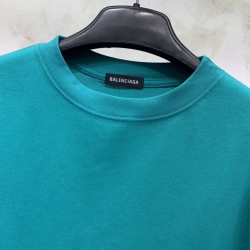 Balenciaga Wave Logo Teal