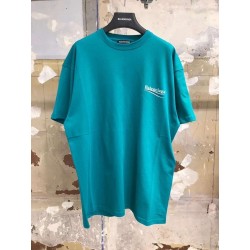 Balenciaga Wave Logo Teal