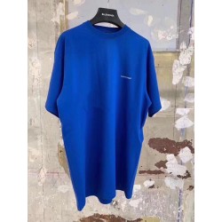 Balenciaga Copyright Large Fit Tee Royal